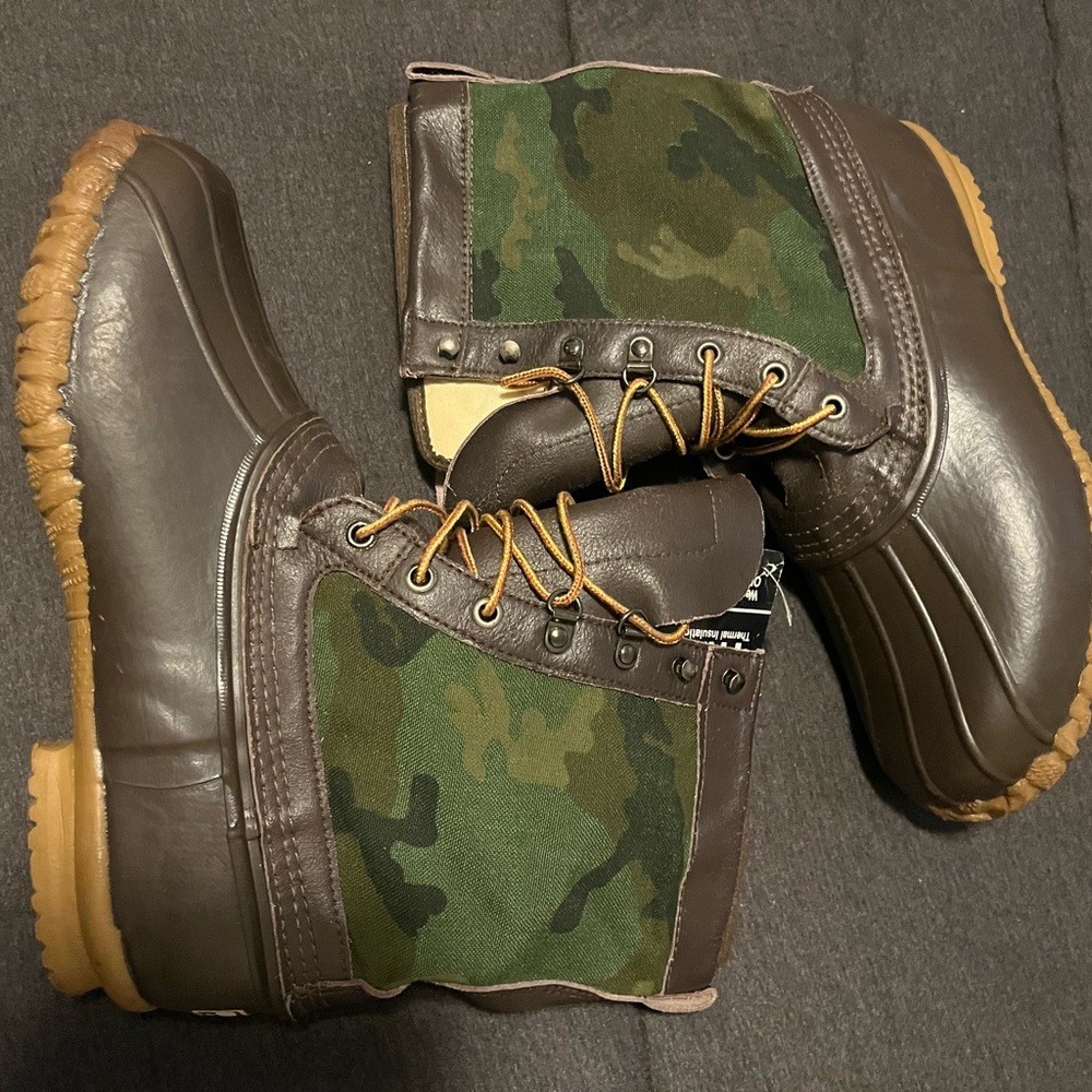 LaCrosse Brown and Green Rain & Snow Boots